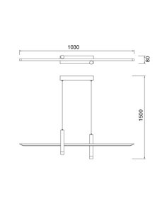 Colgante de techo Esparta - Mantra - Lámpara decorativa y elegante
