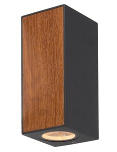 Aplique de exterior Beret – Mantra – Lámpara de exterior madera+gris oscuro, IP65 2