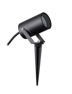 Proyector de exterior Quebec – Mantra – Lámpara estaca negra, GU10 2