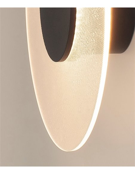 Aplique de pared Venus – Mantra – Lámpara de pared decorativa, LED 3000K, Ø 22,5/50 cm