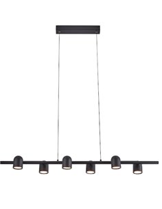 Lámpara colgante Ios – Mantra – 6 Focos orientables, Acabado blanco/negro 2