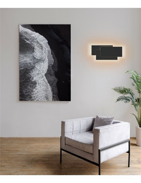Lámpara de pared Tahiti XL – Mantra – Aplique decorativo, LED 3000K, 26/40 cm