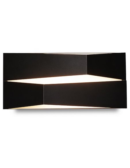 Aplique de pared Fuji – Mantra – Lámpara LED 3000K, Acabados blanco/negro