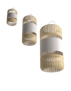 Lámpara colgante Natural – Pujol – Materiales naturales 2