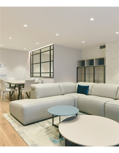 Lámpara de techo empotrable Pulcom Round – Beneito & Faure – Foco redondo, Temperatura de color regulable: 2.700K/3.200K/4.000K, Lámpara de techo empotrable Pulcom Round – Beneito & Faure – Foco redondo, Temperatura de color regulable: 2.700K/3.200K/4.000K,