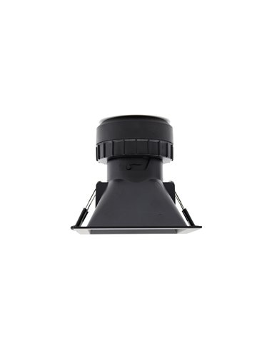 Lámpara de techo empotrable Pulcom Square – Beneito & Faure – Lámpara apta para baño IP44, Temperatura color regulable: LED 2.70