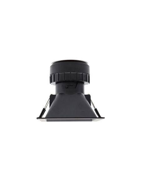 Lámpara de techo empotrable Pulcom Square – Beneito & Faure – Lámpara apta para baño IP44, Temperatura color regulable: LED 2.70