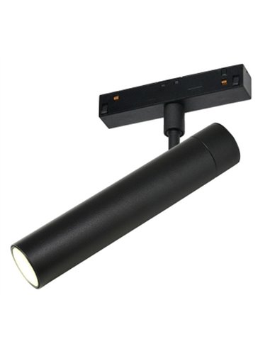 Lámpara para carril magnético 48V Alp – Beneito & Faure – Proyector orientable LED 2700K / 3000K, Aluminio blanco o negro