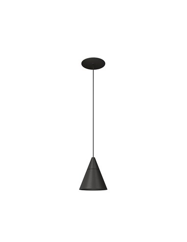 Lámpara colgante empotrable Zoe – Beneito & Faure – Lámpara de techo LED 2700K/3000K, Aluminio blanco o negro