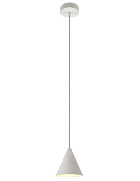 Lámpara colgante Zoe – Beneito & Faure – Lámpara decorativa LED 2700K/3000K, Aluminio blanco o negro
