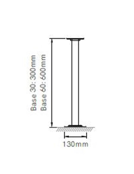 Baliza de exterior Clos – Beneito & Faure – Lámpara LED 8W/16W, IP65, Medidas altura: 30 cm o 60 cm