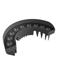 Lámpara de suelo Signal – Beneito & Faure – Foco de exterior LED 3000K, Aluminio gris oscuro 2