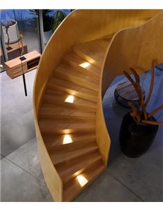 Lámpara para iluminar escaleras Polo – Beneito & Faure – Lámpara de exterior LED 3200K/4000K, Acabados: blanco o negro