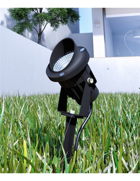 Lámpara de exterior de suelo Fade – Beneito & Faure – Moderna estaca LED 3000K/4000K, IP65, Medida: 27 cm