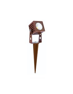 Lámpara de suelo de exterior Zas Square – Beneito & Faure – Moderna estaca LED 3000K, Lámpara para iluminar jardines 2