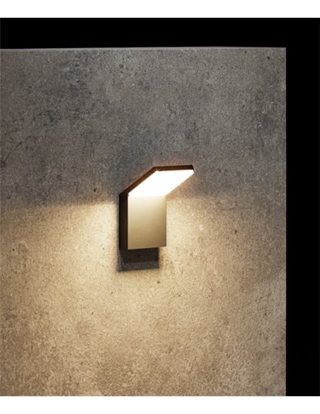 Aplique de pared de exterior Neo  – Beneito & Faure – Lámpara de exterior LED 3000K/4000K, Aluminio blanco o negro