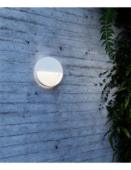 Lámpara de pared o suelo Clos 8W – Beneito & Faure – Lámpara de exterior LED, Temperatura de color regulable: 3.000K / 4.000K / 