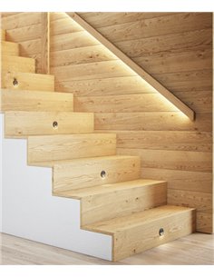 Lámpara empotrable de pared Skin – Beneito & Faure – Lámpara cuadrada de aluminio en blanco o negro, LED 3000K, 5 cm