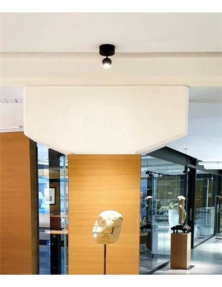 Plafón de techo Bora  – Beneito & Faure – Foco de techo LED 2700K, Medidas: Ø 5 cm  / Ø 7 cm 