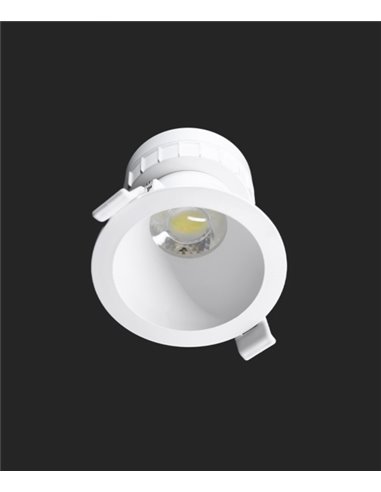 Lámpara de techo empotrable Pulcom Round – Beneito & Faure – Foco redondo, Temperatura de color regulable: 2.700K/3.200K/4.000K, Lámpara de techo empotrable Pulcom Round – Beneito & Faure – Foco redondo, Temperatura de color regulable: 2.700K/3.200K/4.000K,