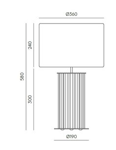 Lámpara de mesa Sonica - Aromas 2