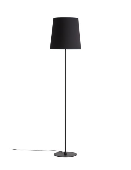 Lámpara de pie Petit – Massmi – Pantalla cónica de algodón translúcido, Altura: 176 cm