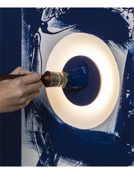 Lámpara de pared empotrable Navi – Faro – Lámpara de yeso blanco, LED 3000K, 27 cm