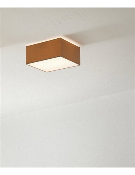 Plafón de techo Simplicity – Massmi – Lámpara de techo de algodón cuadrada, Disponible en 3 tamaños