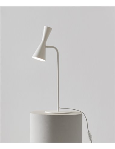 Lámpara de mesa Exa – Massmi – Lámpara vintage, Estructura hierro pintado, 1xE27