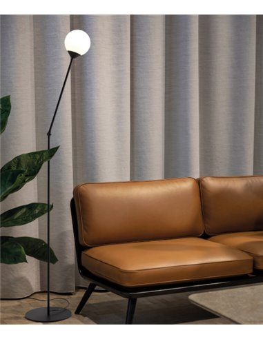 Lámpara de pie Falga – Massmi – Lámpara minimalista tipo bola, Altura: 155 cm