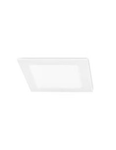 Lámpara downlight empotrable Easy - FORLIGHT - Plafón de techo cuadrado LED, blanco