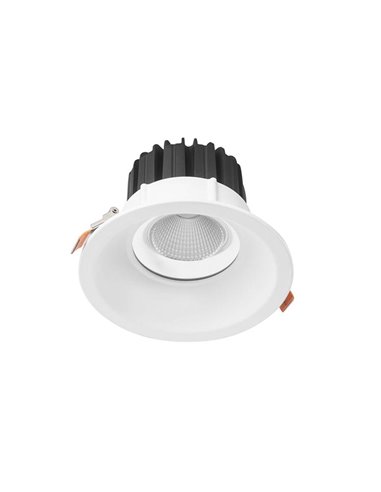 Lámpara downlight empotrable Dorit – FORLIGHT – Lámpara de techo blanca, 2 medidas, LED 3000K