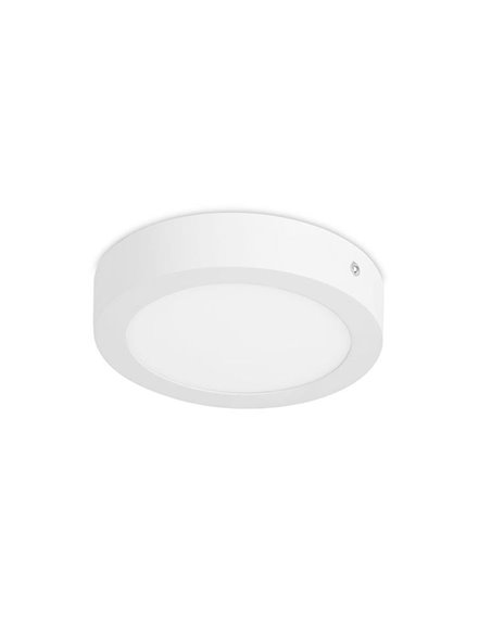 Plafón de techo Easy Surface – FORLIGHT – Lámpara de aluminio blanco, LED 3000K o 4000K, 4 medidas