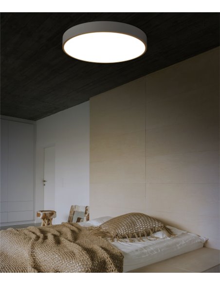 Plafón de techos Stac – FORLIGHT – Lámpara de superficie blanca, LED PRO 4000K, 2 tamaños: 40 cm / 60 cm  