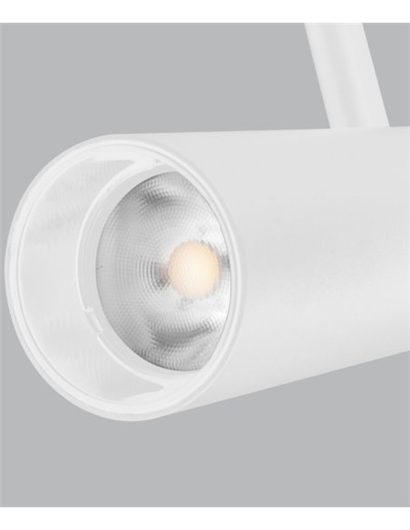 Lámpara de carril trifásico Arch – FORLIGHT – Foco de carril blanco, LED PRO 3000K 20,6W