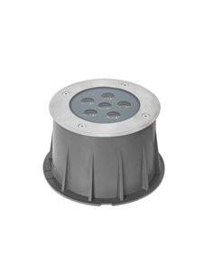 Lámpara de exterior para suelo Ringo – FORLIGHT – Foco LED 3000K, Diámetro: 15,5 cm