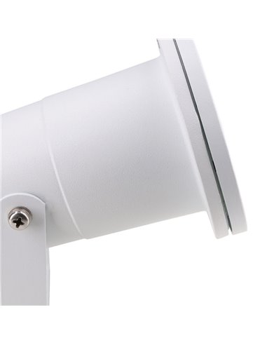DAWALIGHT Set De 4 Focos LED Para Jardín: Iluminación Exterior Resistente Al Agua IP65. Ajustable 320°, Blanco Cálido. Incluye Bombilla GU10