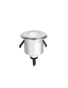 Lámpara empotrable de pared Senya – FORLIGHT – Foco de exterior de aluminio gris, LED 3000K, 2 medidas 2