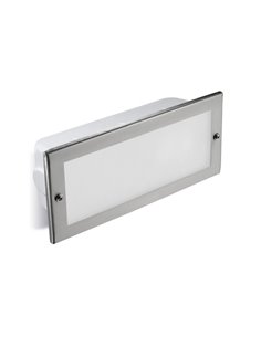 Lámpara empotrable de exterior Tamesis – FORLIGHT – Lámpara de pared de aluminio, E27 IP44, Tapa incluida 2