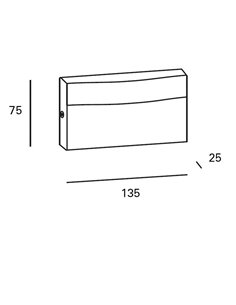 Aplique de pared de exterior Hide - FORLIGHT – Lámpara moderna acabado antracita, PRO LED 4000K 8,2W, Apto ambientes salinos 2