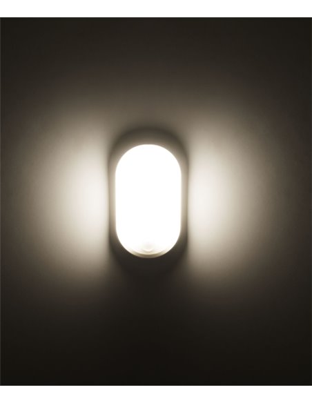 Aplique de pared Moo – FORLIGHT – Lámpara con sensor de movimiento, LED regulable 3000K/4000K/6000K