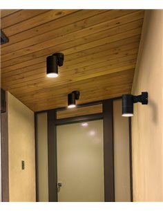 Lámpara proyector de exterior Eleve – FORLIGHT –  Apto para pared/techo/suelo, GU10 IP65