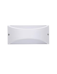 Aplique de pared de exterior Kapa – FORLIGHT – Lámpara de aluminio, LED 3000K/4000K 945 lm, Medidas: 22 cm 2