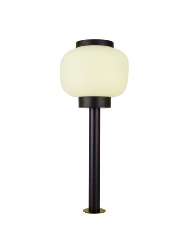 Baliza de exterior Lamtam – FORLIGHT – Lámpara moderna apta para ambientes salinos, E27 IP44, Altura: 60 cm
