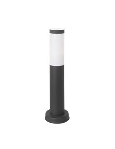 Baliza de Exterior Koral - FORLIGHT - Lámpara LED jardín, negro o plateado, en 45 cm o 80 cm