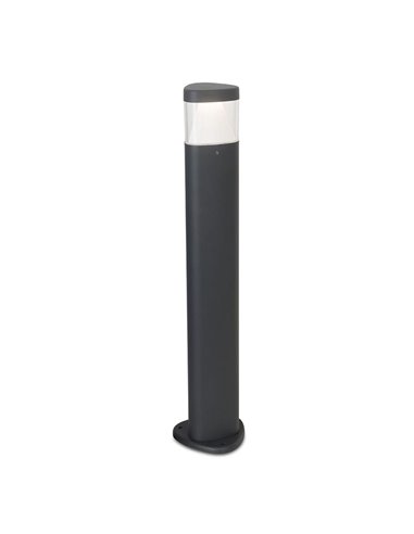 Baliza de exterior Arrow – FORLIGHT – Lámpara de aluminio negra, LED 3000K 6,6W IP65, Altura: 50 cm