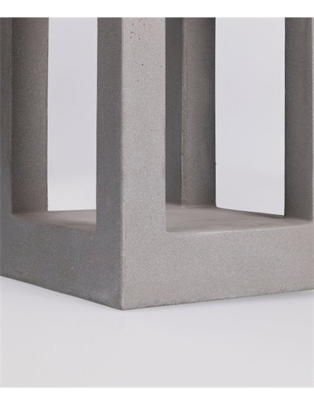 Baliza de exterior Box – FORLIGHT – Lámpara de cemento, Disponible en 2 medidas: 35 / 70 cm, LED 4000K 580 lm