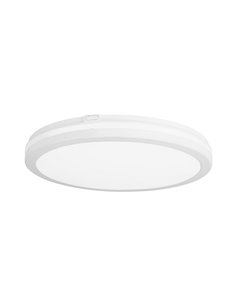 Plafón de techo de exterior Scal – FORLIGHT – Lámpara con sensor de movimiento, Temperatura color regulable, Diámetro: 30 cm 2