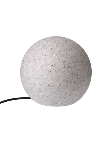 Lámpara de exterior Moon – FORLIGHT – Lámpara chill out redonda, E27 IP65, Diámetro: 25 cm