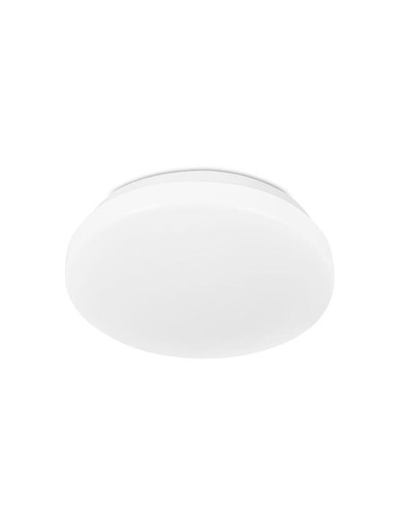 Lámpara de techo Olra – FORLIGHT – Plafón blanco LED 3000K 2400 lm, Diámetro: 38 cm